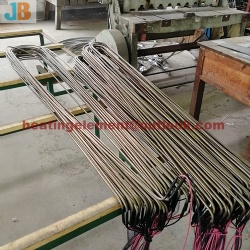 Defrost heater heating tube