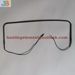 Defrost heater heating tube