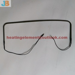 Defrost heater heating tube