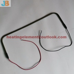 Defrost heater heating tube