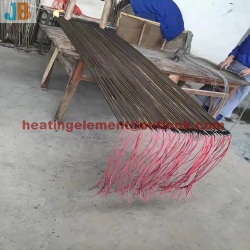 Defrost heater heating tube