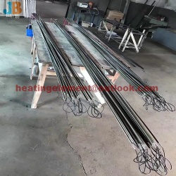 Defrost heater heating tube