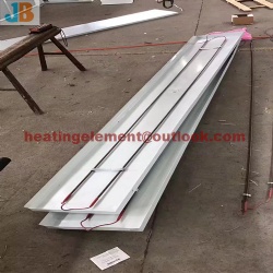 Defrost heater heating tube