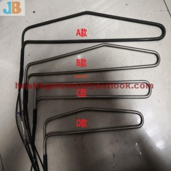 Defrost heater heating tube