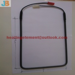 Defrost heater heating tube