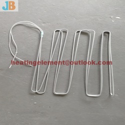 Aluminum tube heater for evaporator defrost heater