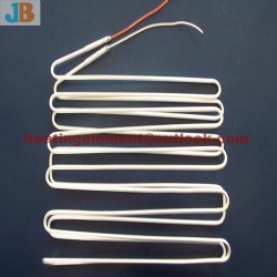 Aluminum tube heater for evaporator defrost heater