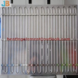 Aluminum tube heater for evaporator defrost heater