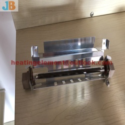 Glass tube heater for refrigerator defrost heater