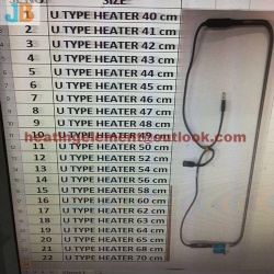 Freezer custom made defrost heater element