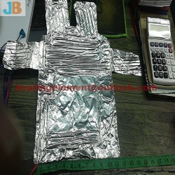 Defrost heater aluminum foil heater