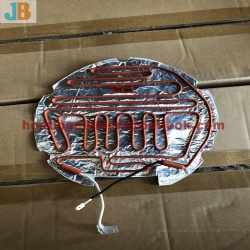 Defrost heater aluminum foil heater