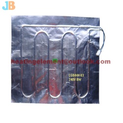 Defrost heater aluminum foil heater