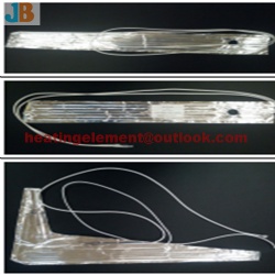 Defrost heater aluminum foil heater