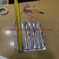 Defrost heater aluminum foil heater