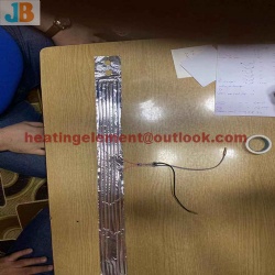 Defrost heater aluminum foil heater