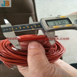 Defrost heating cable door heater defrost heater