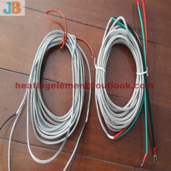 Defrost heating cable door heater defrost heater