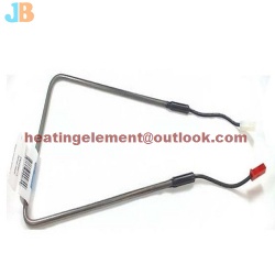 Defrost heater heating tube